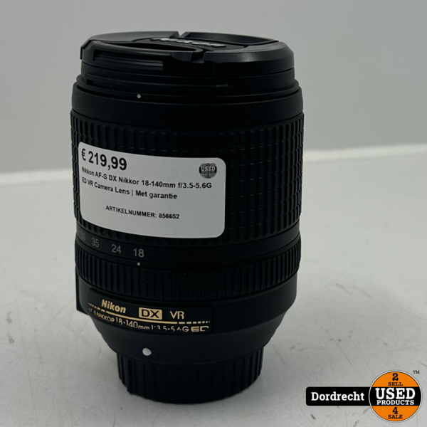 Nikon AF-S DX Nikkor 18-140mm f/3.5-5.6G ED VR Camera Lens | Met garantie -  Used Products Dordrecht