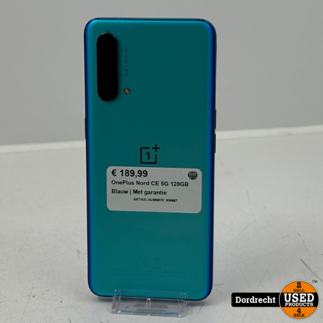 OnePlus Nord CE 5G 128GB Blauw | Krasjes op scherm | Met garantie