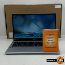 Acer Aspire 3 15 laptop | Intel N100 128GB Flash 4GB RAM Intel UHD Graphics Xe 24EUs Windows 11 | Met garantie