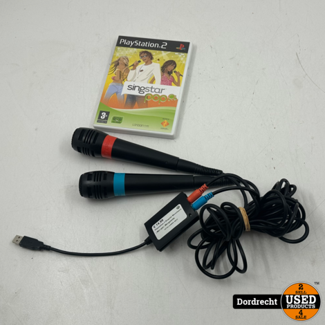 Playstation 2 Singstar Microfoons | Met spel | Met garantie