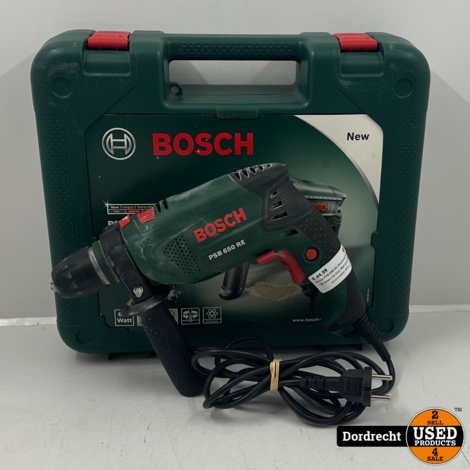 Bosch PSB 650 RE Boormachine | Op snoer | In kist | Met garantie