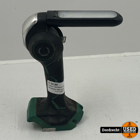 Hitachi UB18DJL Cordless Worklight | Met garantie