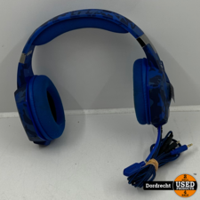 Trust GXT322B Carus koptelefoon bedraad blauw | Met garantie