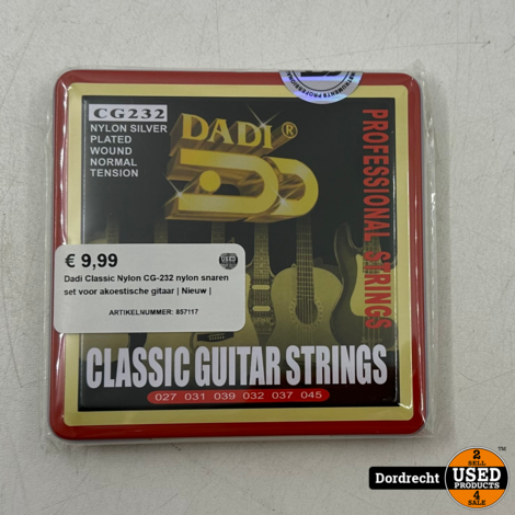 Dadi Classic Nylon CG-232 nylon snaren set voor akoestische gitaar | Nieuw |