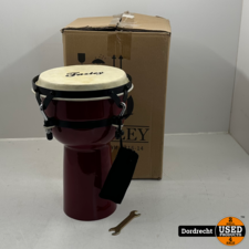 Fazley Funtune ADJ-01-8 djembe 8inch Rood | In doos | Met garantie