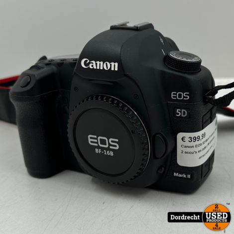 Canon EOS 5D Mark II camera | Met 2 accu's en lader | Met garantie