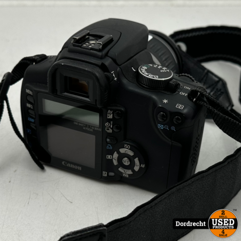 Canon Eos 350D camera + 18-55mm lens | Met 2 accu's en lader | Met garantie