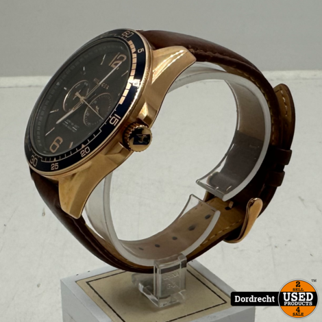 Tommy Hilfiger TH.328.1.96.2239 horloge | Met bruin leren band | Met garantie