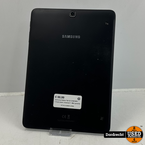 Samsung Galaxy Tab S2 32GB WiFi 9.7inch zwart | Android 7 | Met garantie