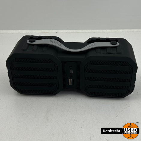 Brainz Power Cube Bluetooth Speaker Zwart | Met garantie