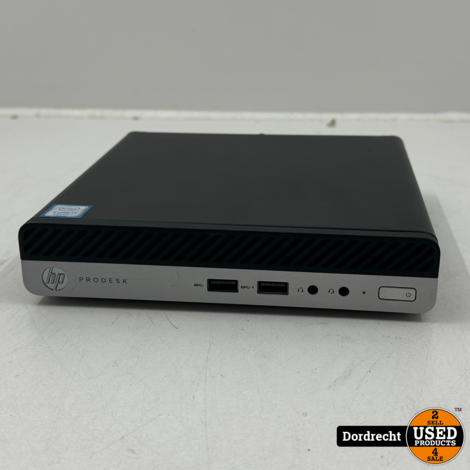 HP ProDesk 400 G5 desktop mini | Intel Core i3-9100T 3.1GHz 16GB RAM 128GB SSD Windows 10 Home Intel UHD Graphics 630 | Met garantie