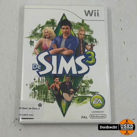 Nintendo Wii Spel | de Sims 3