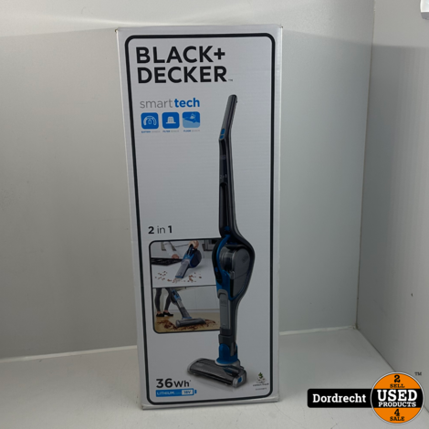 Black & Decker SVJ520BFS Smarttech stofzuiger 2 in 1 | Nieuw uit doos | Met garantie