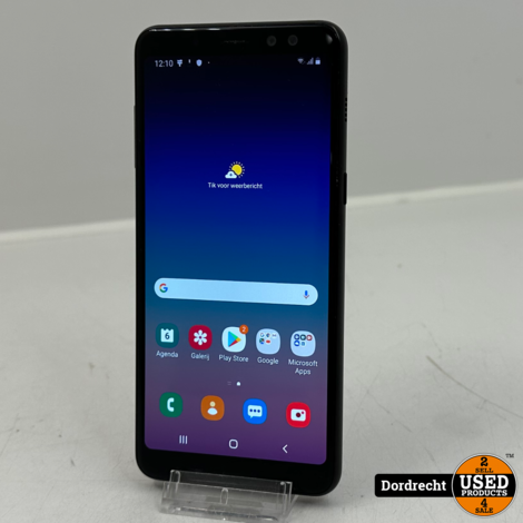 Samsung Galaxy A8 (2018) 32GB Zwart | Android 9 | Met garantie