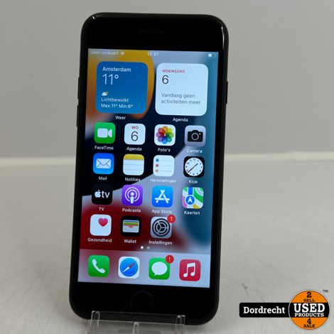 iPhone 7 32GB Zwart | iOS 15.8.1 | Met garantie