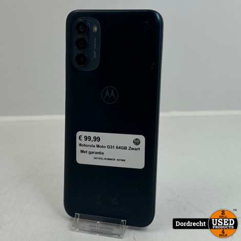 Motorola Moto G31 64GB Zwart | Met garantie