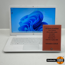 HP Stream 14-ax010nd Laptop | Intel Celeron CPU N3060 1.6GHz 4GB RAM 32GB Flash Windows 11 Intel HD Graphics 400 | Met garantie
