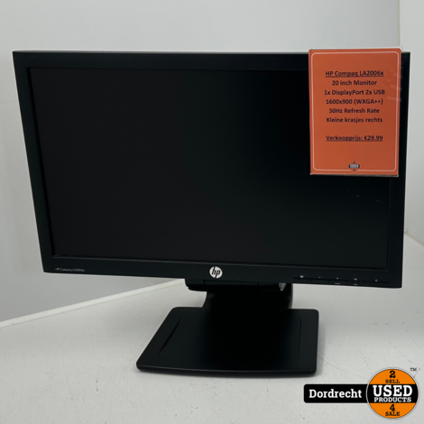 HP Compaq LA2006x monitor | Kleine krasjes | Met garantie