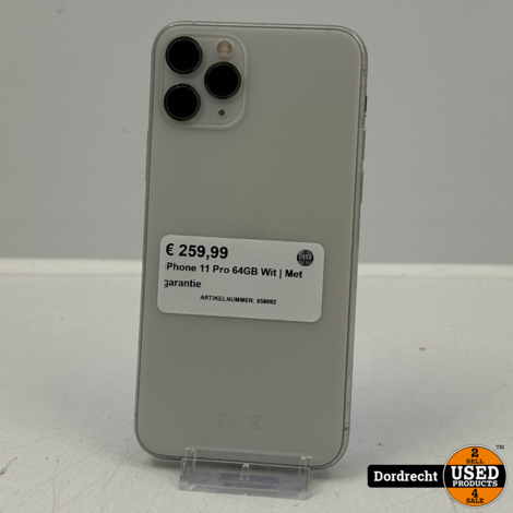 iPhone 11 Pro 64GB Wit | Met garantie