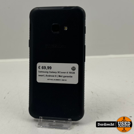 Samsung Galaxy XCover 4 16GB zwart | Android 8 | Met garantie
