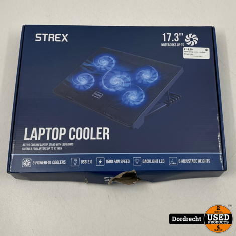 Strex laptop cooler | In doos | Met garantie