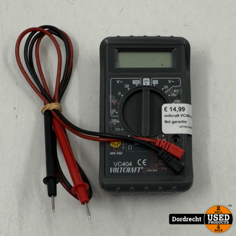 Voltcraft VC404 multimeter | Met garantie