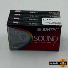 Emtec sound quality ferric tape / cassetes | 4 stuks | Nieuw | Met garantie