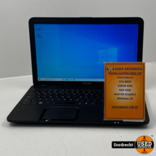 Toshiba Satellite C850-13D laptop | Intel Celeron CPU B820 320GB HDD 4GB RAM Intel HD Graphics Windows 10 | Met garantie