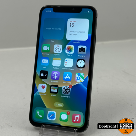 iPhone X 64GB Space Gray | iOS 16.7.6 | Met garantie