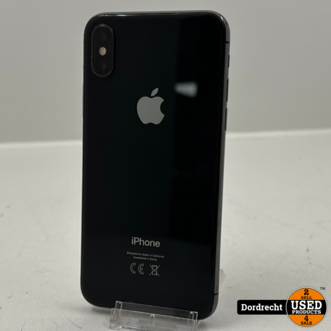 iPhone X 64GB Space Gray | iOS 16.7.6 | Met garantie