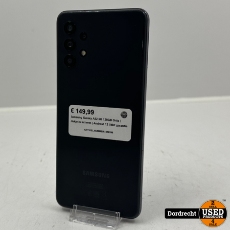 Samsung Galaxy A32 5G 128GB Grijs | Vlekje in scherm | Android 13 | Met garantie