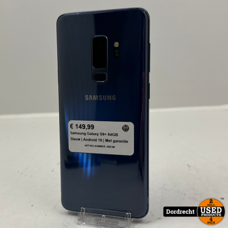 Samsung Galaxy S9+ 64GB Blauw | Android 10 | Met garantie