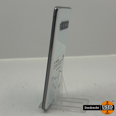 Samsung Galaxy S10 128GB Wit | Ingebrand scherm | Android 12 | Met garantie