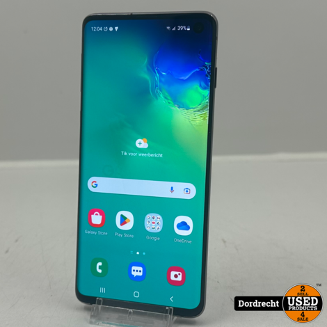 Samsung Galaxy S10 128GB Wit | Ingebrand scherm | Android 12 | Met garantie