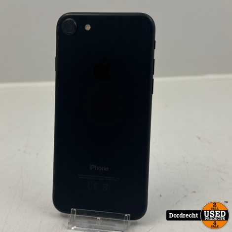 iPhone 7 32GB Zwart | iOS 15.8.2 | Accu 100% | Met garantie