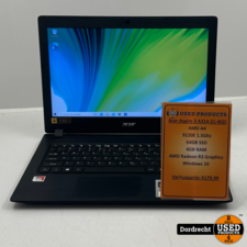 Acer Aspire 3 A314-21-402J laptop | AMD A4-9120E 64GB SSD 4GB RAM AMD Radeon R3 Graphics | Met garantie