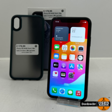 iPhone XR 64GB Zwart | Met hoes | In doos | Met garantie