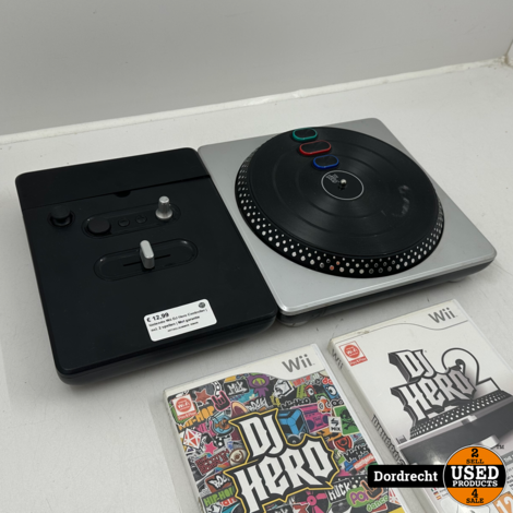 Nintendo Wii DJ Hero Controller | Incl. 2 spellen | Met garantie