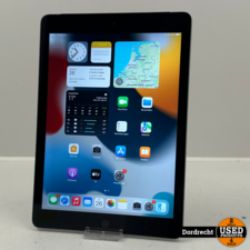 iPad 5e generatie 128GB WiFi + Cellular space gray (2017) | iOS 16.7.7 | Gebruikte staat | Met garantie