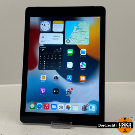 iPad 5e generatie 128GB WiFi + Cellular space gray (2017) | Met garantie