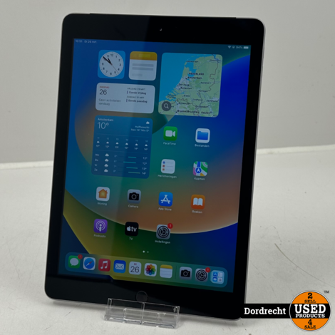 iPad 5e generatie 32GB WiFi + Cellular space gray (2017) | Met garantie