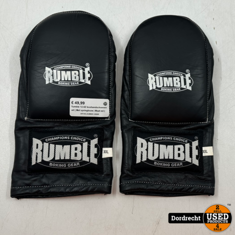 Rumble 12-0Z boxhandschoenen set | Met springtouw | Maat xxl |