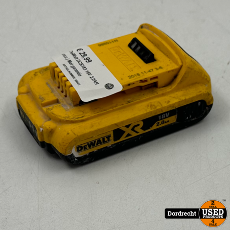 DeWalt DCB183 18V 2.0AH accu | Met garantie