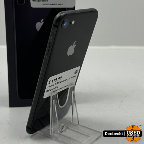 iPhone 8 64GB zwart | In doos | Met garantie