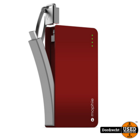 Mophie Power Reserve / Powerbank Rood | Micro USB | Nieuw in doos | Met garantie
