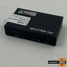 4 Port HDMI Splitter 1080P 1x4 | Met garantie