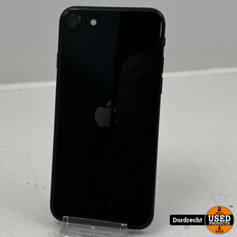 iPhone SE 2020 64GB Zwart | Batterij niet origineel | Kleine schade achter | Met garantie