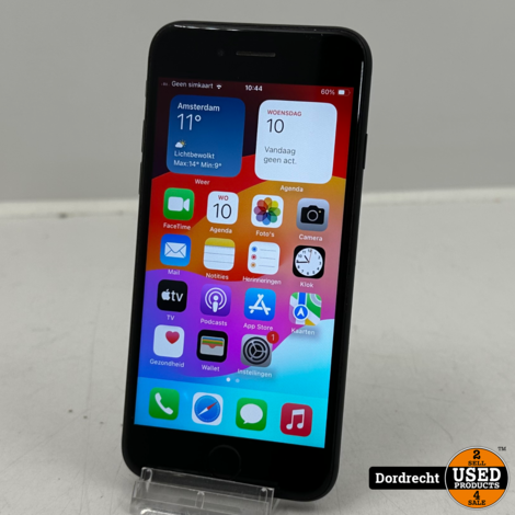 iPhone SE 2020 64GB Zwart | Batterij Onderhoud | Met garantie