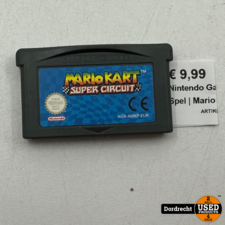 Nintendo GameBoy Advance Spel | Mario Kart Super Circuit