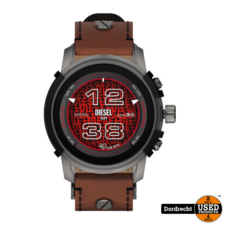 Diesel DZT2043 Display Smartwatch Gen 6 45,5 mm Bruin | Nieuw in doos | Met garantie